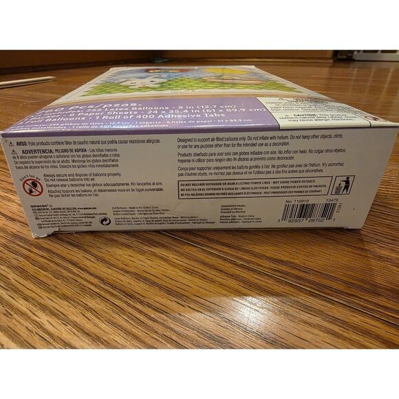 Amscan Easter Balloon Backdrop Kit 260 pieces 71" x 75" Spring Latex Foil NEW - Picture 3 of 6